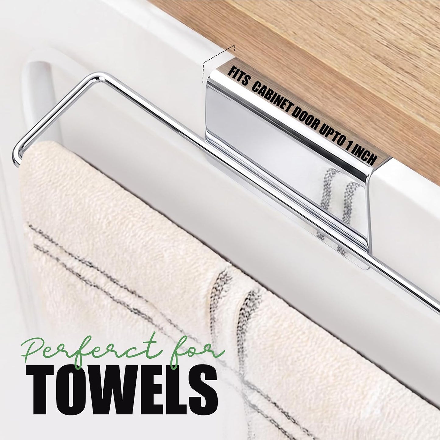 6 Pot Lid Organizer for Cabinet Door or Pantry Wall - Closet Door Pots and Pans Lids Holder - Glass or Metal Pan Covers Cabinet Organizer Kitchen Storage - White 6 Tier Lid Rack
