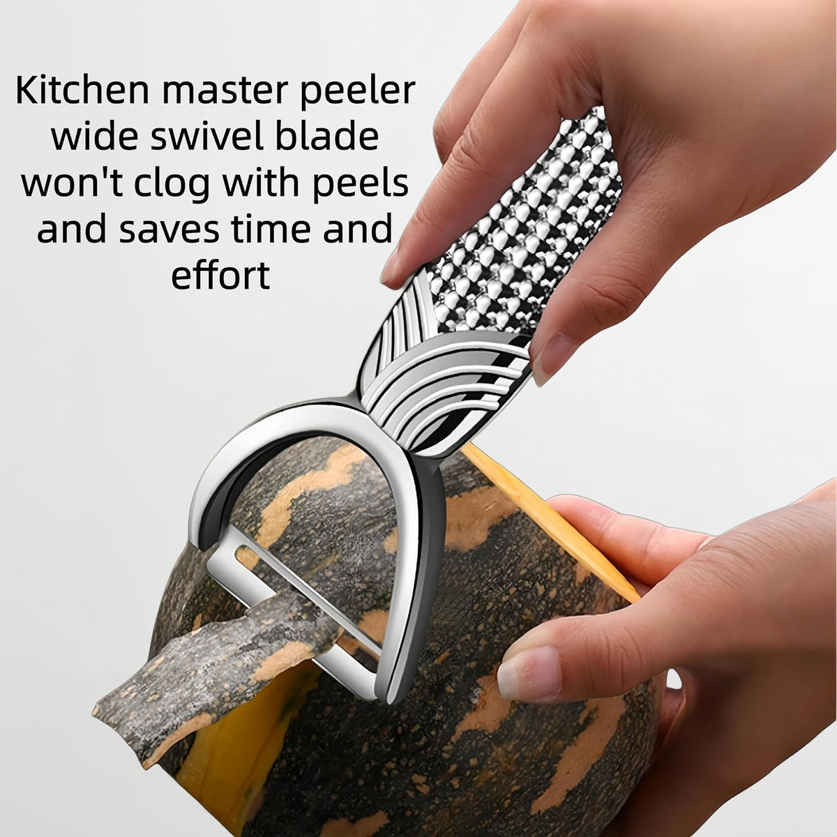 Swivel stainless steel Vegetable Peeler | Die-cast body — avoids cracking or blade detachment over time
