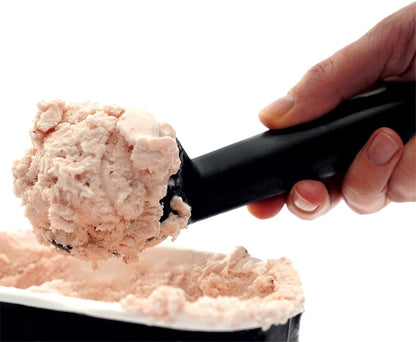black Nonstick Anti-Freeze Ice Cream Scoop, 7in/18cm