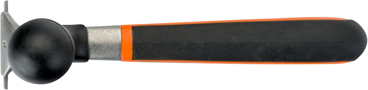BAH665 Ergo Carbide Blade Scraper with 2-1/2" Blade, Heavy-Duty Hand Tool for Paint, Rust, & Adhesive Removal on All Surfaces, with Ergonomic Handle & Extra-Wide Blade for High-Strength Scraping
