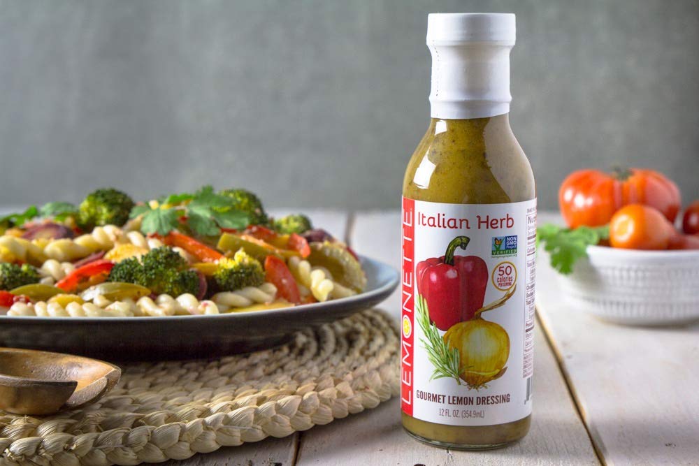 DRESSINGS Salad Dressing & Marinade ITALIAN HERB 3-PACK: Non-GMO Certified, Vinegar-Free, Sugar Free, Low Cal, Low Fat, Gluten Free, Soy Free, Dairy Free, Vegan, Canola Free, Keto