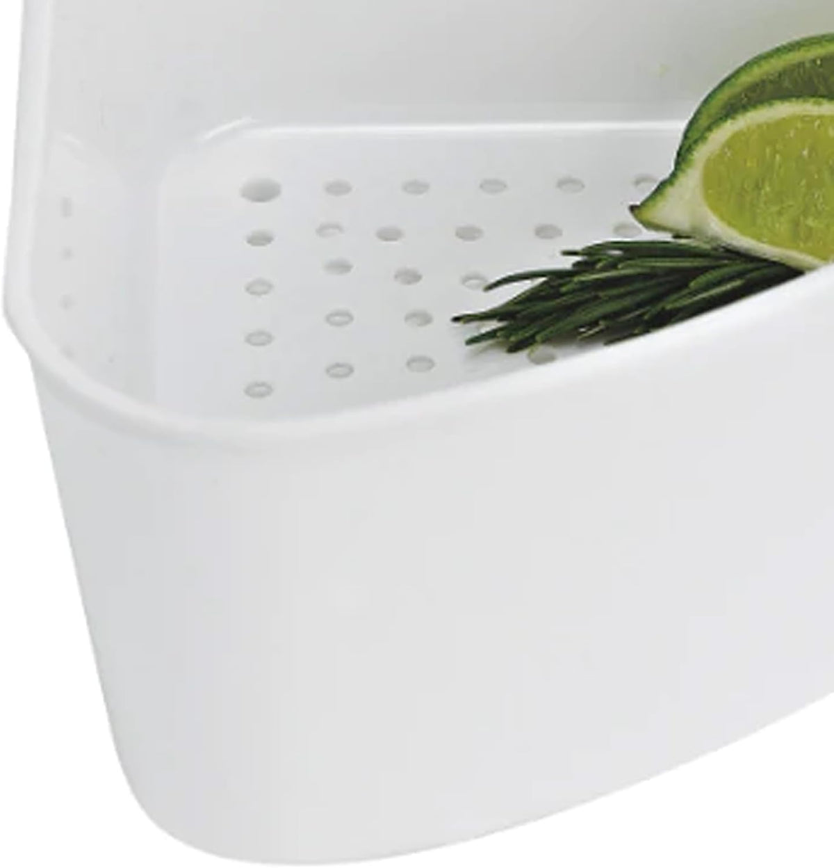 Triangular Kitchen Sink Drain Basket for Food, Sink Food Catcher Basket for Washing Vegetables & Fruits Corner Sink Strainer