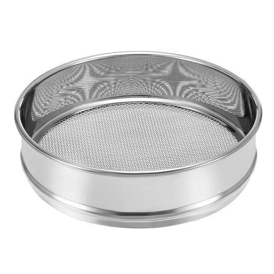 10 Mesh Lab Sieve, 8" Diameter Test Sieve 304 Stainless Steel Wire Cloth (2mm) for Industrial Laboratory - Colors B