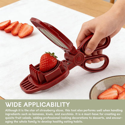 Egg Slicer for Hard‑Boiled Eggs, Scissor‑Style Multi‑Purpose Fruit Slicer