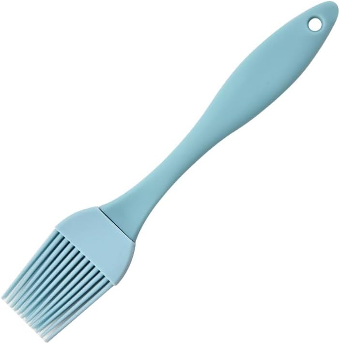 Silicone Oil Brush 4PCS Household Pouring Pastry Brush with Removable Head for Kitchen Cooking Baking Grilling Sauce Butter Marinade Blue Gray Pink Apricot