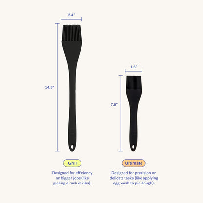 GIR: Premium Silicone Basting Brush – Ultimate, 8IN, Navy