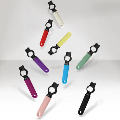 2-Pack Magnetic 2-in-1 Beer Bottle Cap & Soda Can Opener-Black