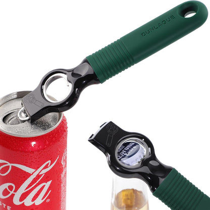 2-Pack Magnetic 2-in-1 Beer Bottle Cap & Soda Can Opener-Black