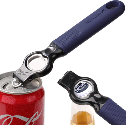 2-Pack Magnetic 2-in-1 Beer Bottle Cap & Soda Can Opener-Black