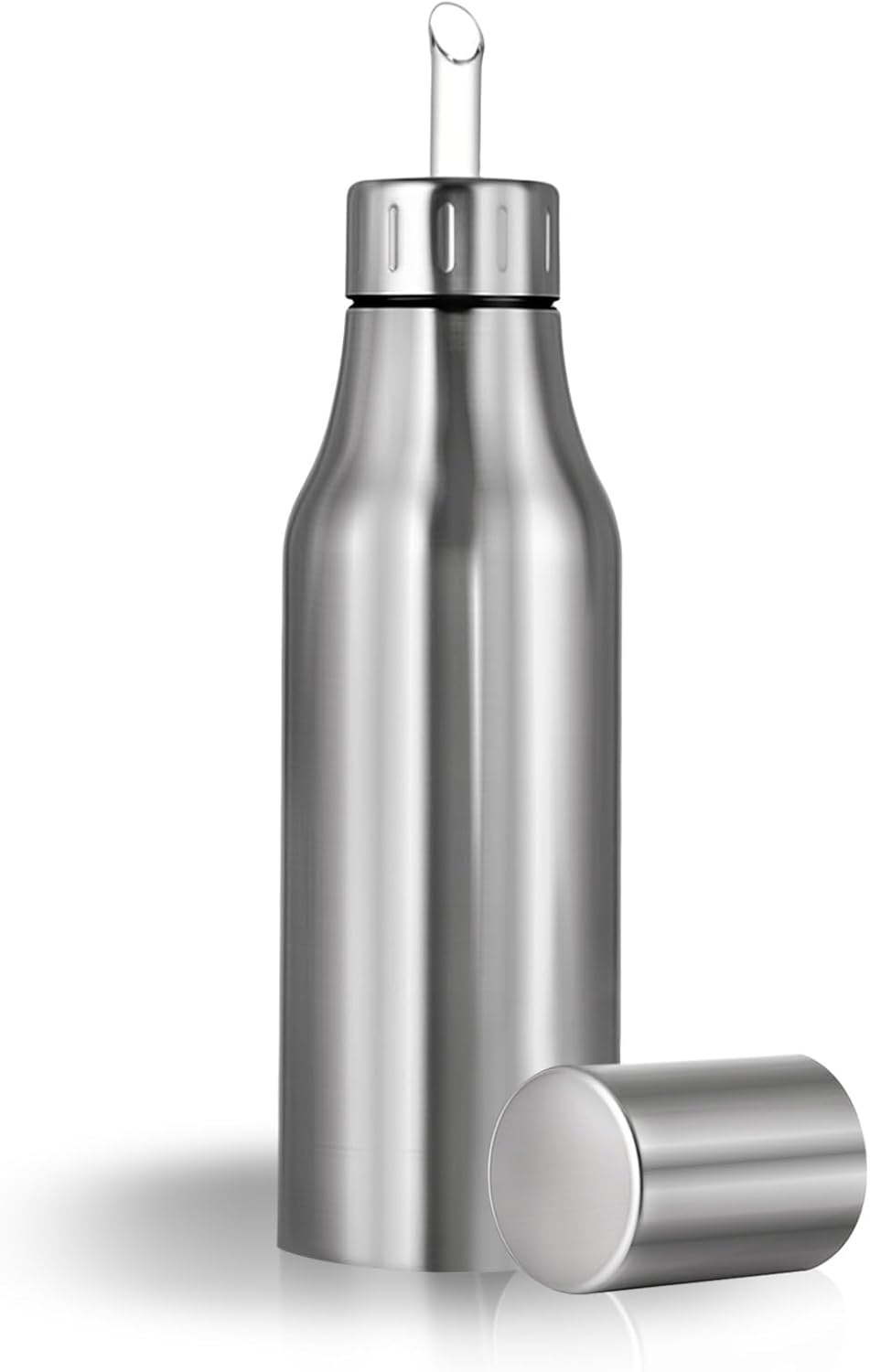 Stainless Steel Oil Dispenser Bottle - 1000ML Leak-Proof Oil Container for Kitchen, Olive Oil & Cooking Liquids-34Oz