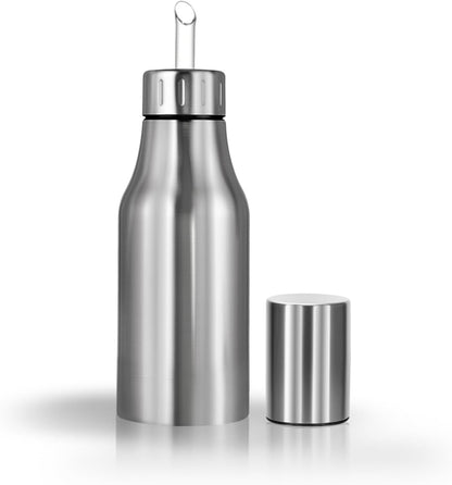 Stainless Steel Oil Dispenser Bottle - 1000ML Leak-Proof Oil Container for Kitchen, Olive Oil & Cooking Liquids-34Oz