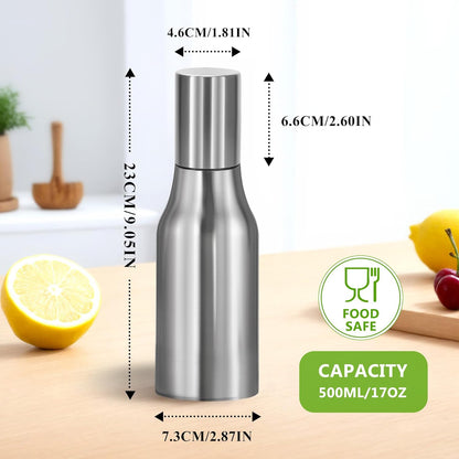 Stainless Steel Oil Dispenser Bottle - 1000ML Leak-Proof Oil Container for Kitchen, Olive Oil & Cooking Liquids-34Oz
