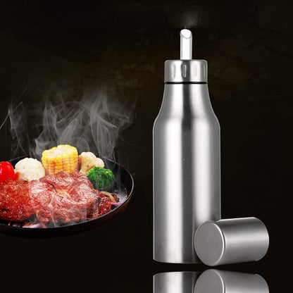 Stainless Steel Oil Dispenser Bottle - 1000ML Leak-Proof Oil Container for Kitchen, Olive Oil & Cooking Liquids-34Oz