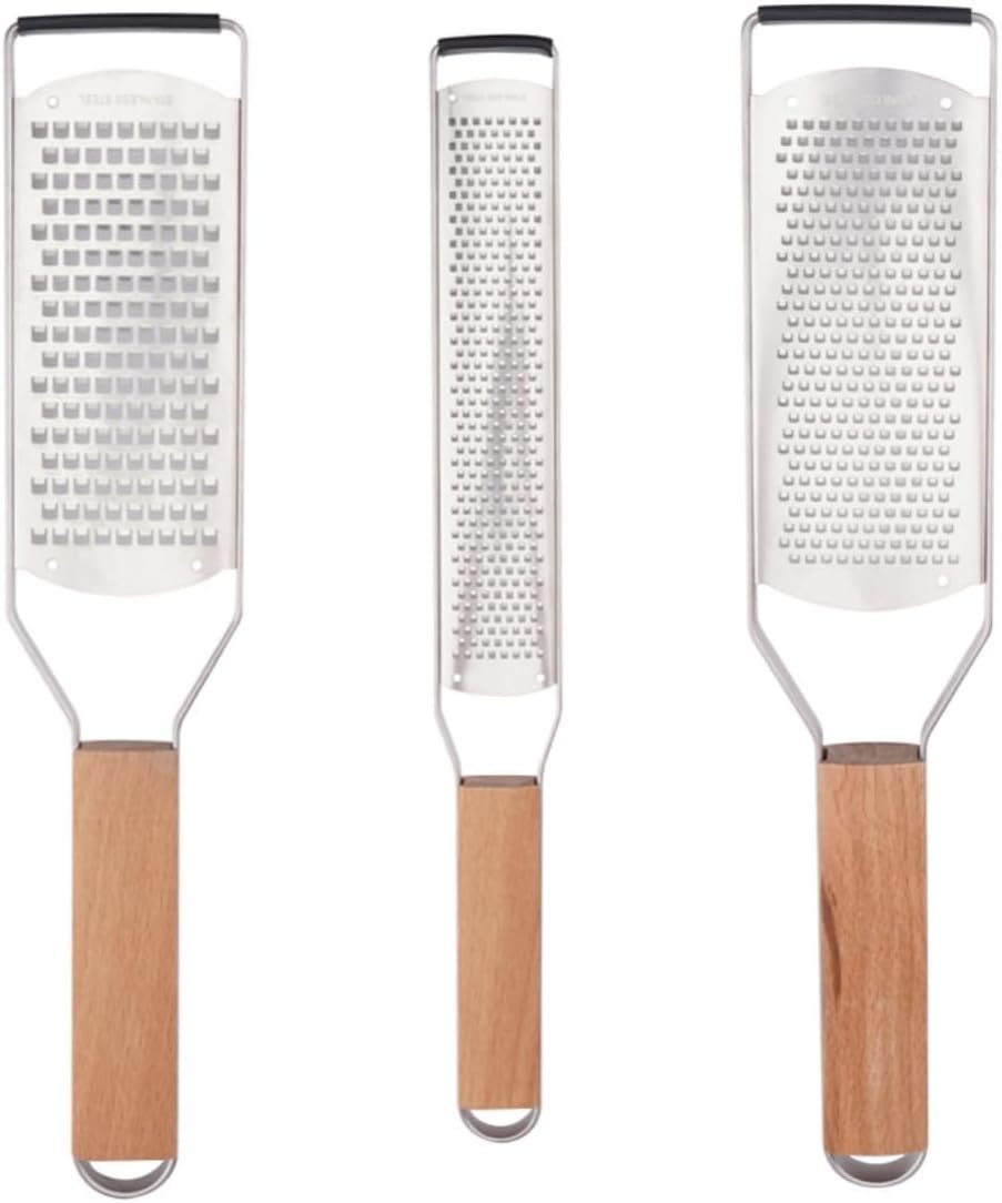 Professional Cheese Graters for Kitchen Stainless Steel-3 Pcs