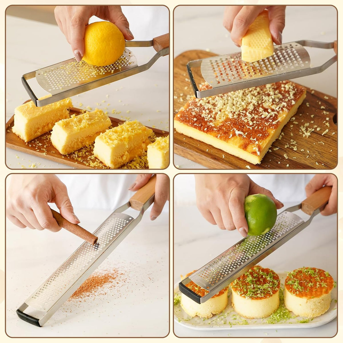 Professional Cheese Graters for Kitchen Stainless Steel-3 Pcs