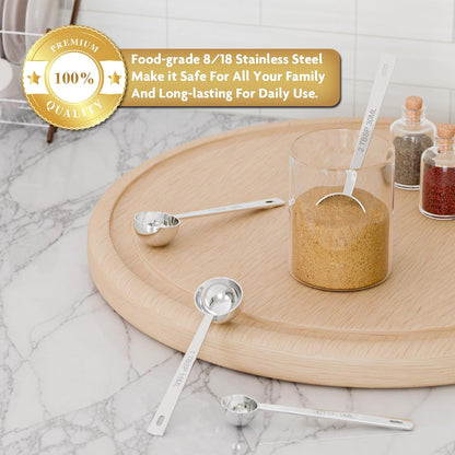 1PCS 2TBSP(30ML) 18/8 Stainless Steel Measuring Spoon