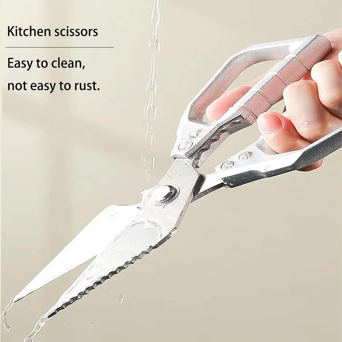 Gold Kitchen Scissors Heavy Duty All Purpose Kitchen Shears for Food