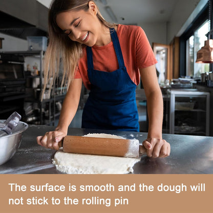 Silicone Rolling Pin 10" Silicone Surface Non-Stick Stainless Steel Inner Core Dough Roller Kitchen Roller for Baking Pastry Pizza Fondant Bread, Green