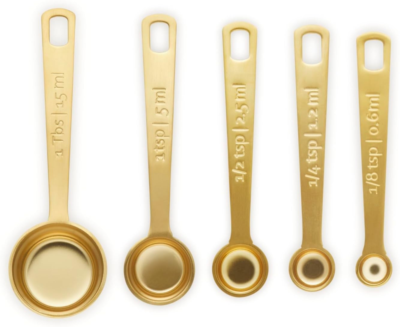 Stainless Steel Measuring Cups, Set of 4 | Set includes: 1/4, 1/3, 1/2, and 1 cups