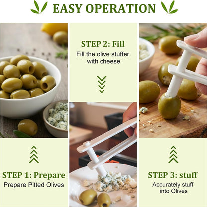 1 Pack Olive Stuffer, Blue Cheese Olive Stuffer Tool