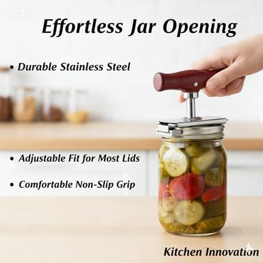 Cap Crack Jar Opener 2026 New Adjustable Multi-Lid Can Opener for Weak Hands - Ergonomic Non-Slip Grip, One-Hand Operation, Opens Bottles Cans Jars Effortlessl (White Anti-Slip)