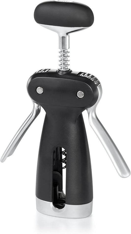 SteeL Winged Corkscrew with Removable Foil Cutter