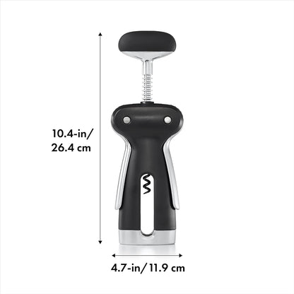 SteeL Winged Corkscrew with Removable Foil Cutter