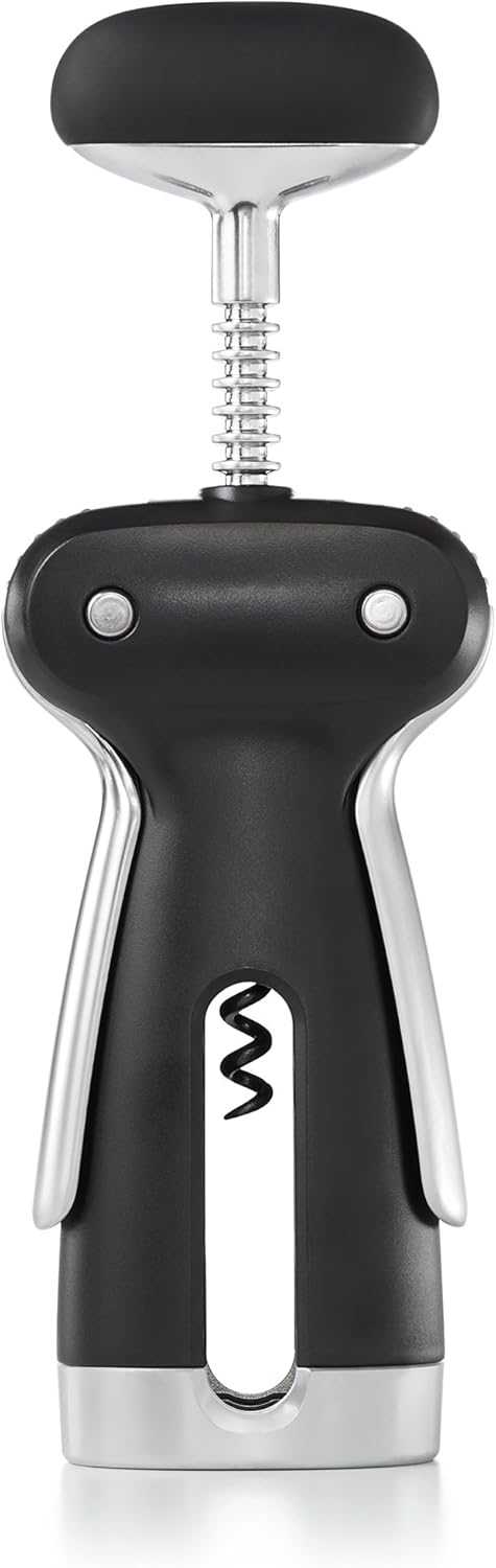 SteeL Winged Corkscrew with Removable Foil Cutter