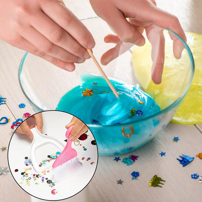 3 Pcs Mini Dustpan Brush Set Small Broom for Desk Keyboard Kitchen