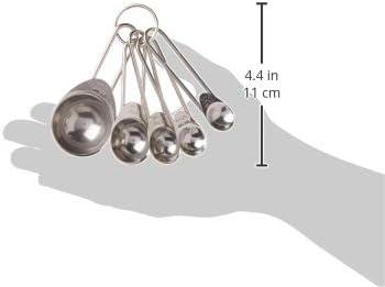 PrepWorks 5pc Measuring Spoons Set - Stainless Steel Spoons for Accurate Measurement of Liquid and Dry Ingredients