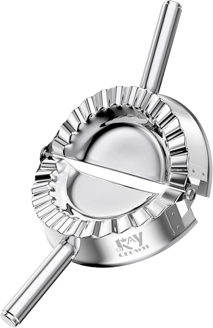 Best Utensils Stainless Steel Ravioli Mould Pierogi Dumpling Maker Wrapper Pastry Dough Cutter Kitchen Accessories (M: 4 inch)