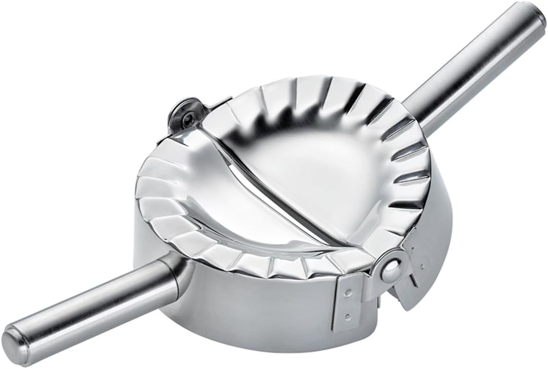 Best Utensils Stainless Steel Ravioli Mould Pierogi Dumpling Maker Wrapper Pastry Dough Cutter Kitchen Accessories (M: 4 inch)