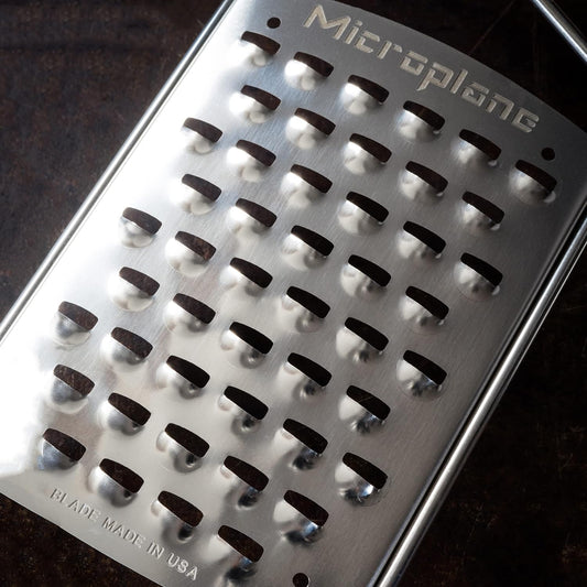 Gourmet Series Ultra Coarse Grater - Stainless Steel Durable Cheese & Vegetable Grater with Non-Slip Handle for Kitchen, Professional Chef Tools & Equipment