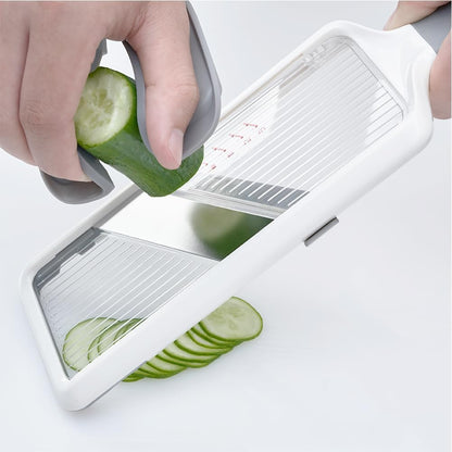 ZKIRON Safety Hand Guard and Food Holder for Mandoline Slicers | Finger Protection, Steady Food Control, Ergonomic Non-Slip Grip, Durable for Smooth and Safe Slicing of Fruits & Vegetables