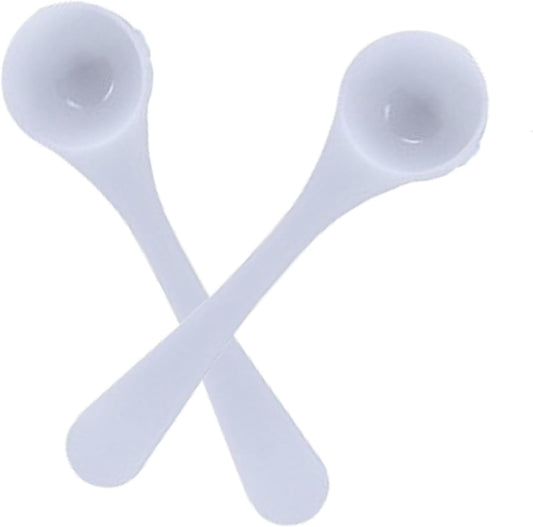 2 Pcs 4ml/2g Milk Powder Spoon Micro Measuring Scoop Plastic Measuring Spoons Long Handle Kitchen Spice Measuring Tool