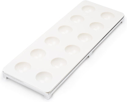 Fox Run 57670 Ravioli Cutter Stamps, Round & Square, Set of 2 , 2.75 x 4.75 x 5.75 inches | Make Square Or Round Raviolis At Home | Aluminum Ravioli Cutter With Wooden Handles | Cute Ravioli Maker Set | Pasta Tools