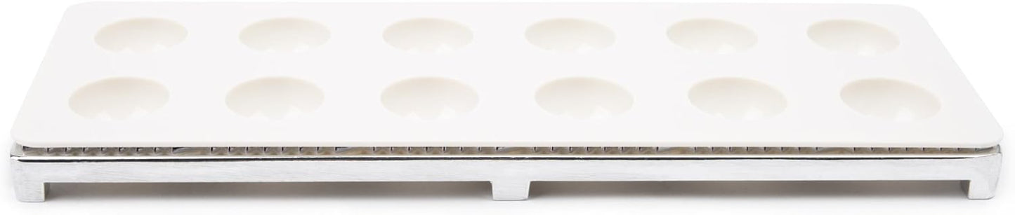 Fox Run 57670 Ravioli Cutter Stamps, Round & Square, Set of 2 , 2.75 x 4.75 x 5.75 inches | Make Square Or Round Raviolis At Home | Aluminum Ravioli Cutter With Wooden Handles | Cute Ravioli Maker Set | Pasta Tools
