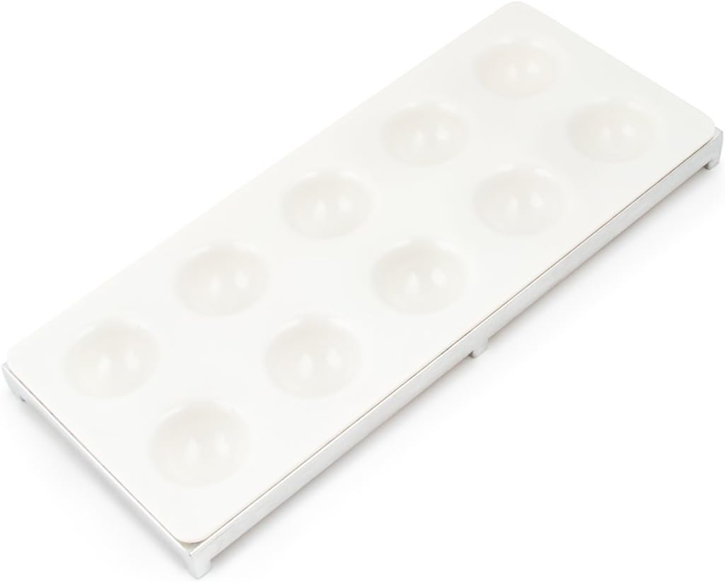 Fox Run 57670 Ravioli Cutter Stamps, Round & Square, Set of 2 , 2.75 x 4.75 x 5.75 inches | Make Square Or Round Raviolis At Home | Aluminum Ravioli Cutter With Wooden Handles | Cute Ravioli Maker Set | Pasta Tools