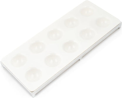 Fox Run 57670 Ravioli Cutter Stamps, Round & Square, Set of 2 , 2.75 x 4.75 x 5.75 inches | Make Square Or Round Raviolis At Home | Aluminum Ravioli Cutter With Wooden Handles | Cute Ravioli Maker Set | Pasta Tools