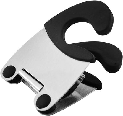 Pot Clips Stainless Steel Pot Holders Anti-Scald Grip Pot Fixed Clamp Kitchen Accessories 2 Colors Choose for Spoon Rest
