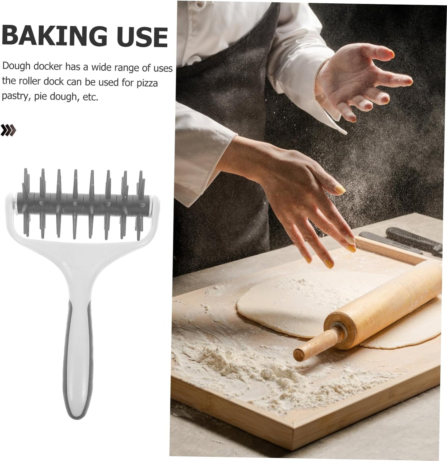 Kitchen Baking Tool Pizza Dough Docker Pizza Bread Pin Puncher Pastry Puncher