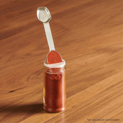 Stainless Steel Double Sided Measuring Spoon- Teaspoon and Tablespoon