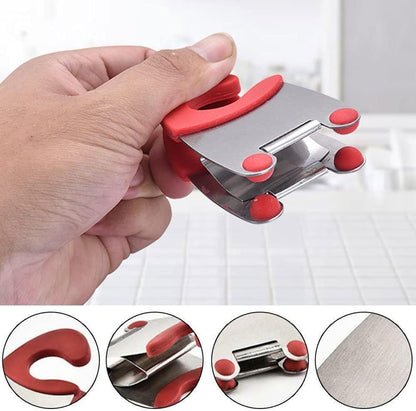 1 Pack Stainless Steel Pot Side Clamp, Hot Spoon Holder, Kitchenware Support Rack, Convenient Kitchen Cooking Organization Tool
