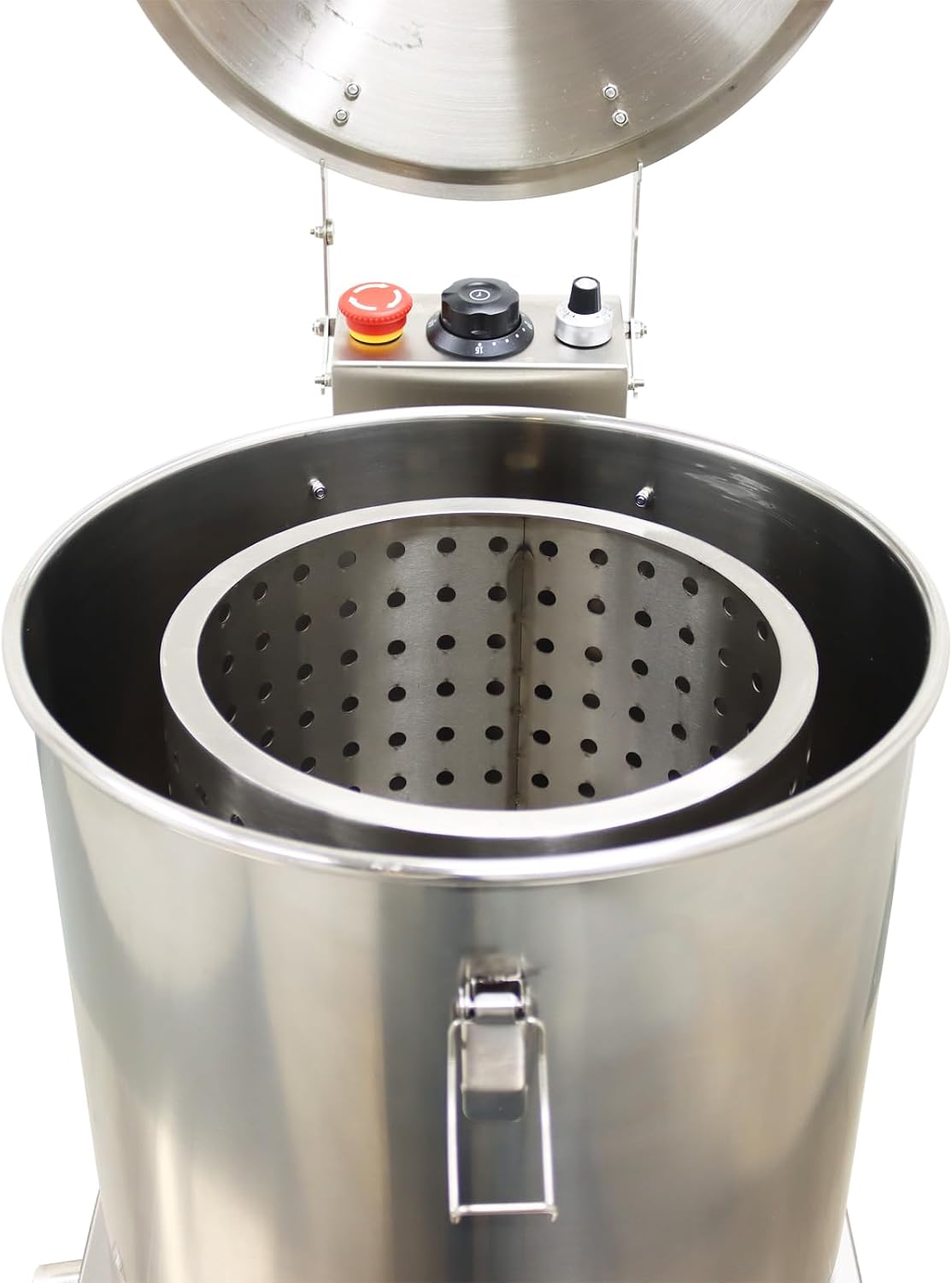 Electric Salad Dryer Commercial Salad Spinner(6KG) Vegetable Fruit Dryer Stainless Steel for Resturant 110V 750W