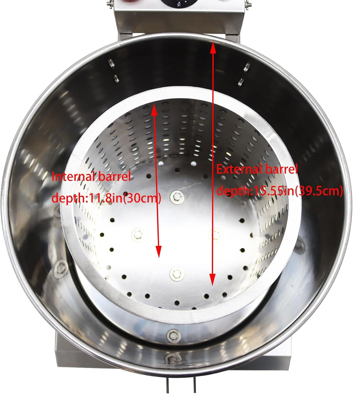 Electric Salad Dryer Commercial Salad Spinner(6KG) Vegetable Fruit Dryer Stainless Steel for Resturant 110V 750W