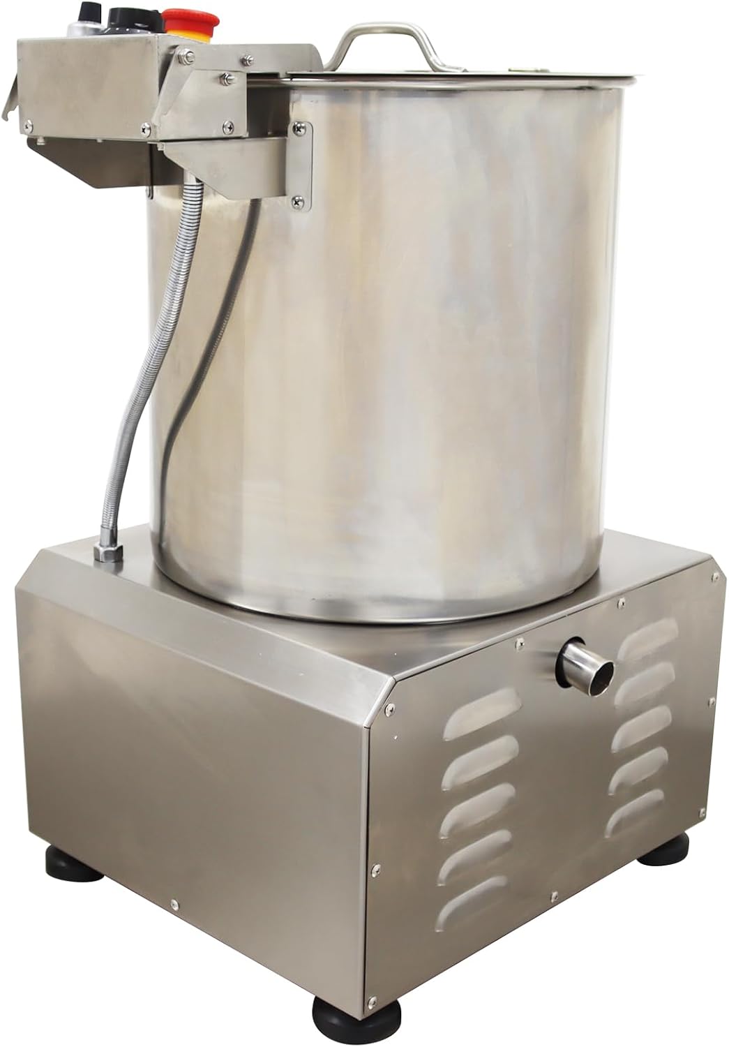 Electric Salad Dryer Commercial Salad Spinner(6KG) Vegetable Fruit Dryer Stainless Steel for Resturant 110V 750W