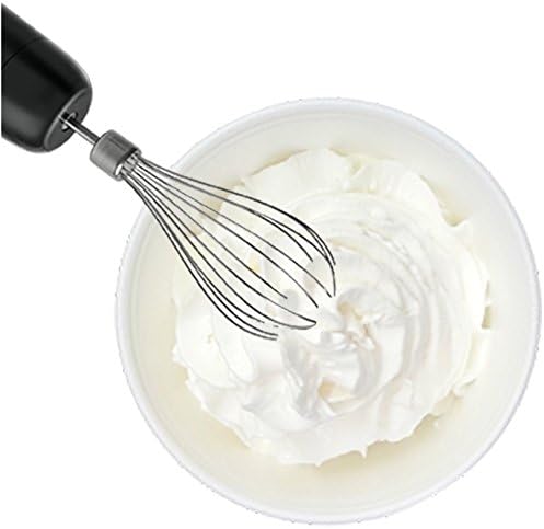 Hand Blender With Egg Whisk & Chopper, Powerful 300 Watt - Stick Blender, Hand Mixer Set Stainless Steel Shaft & Blades, White Handheld Blender With Ergonomic Handle