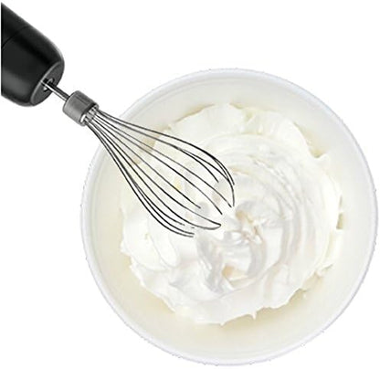 Hand Blender With Egg Whisk & Chopper, Powerful 300 Watt - Stick Blender, Hand Mixer Set Stainless Steel Shaft & Blades, White Handheld Blender With Ergonomic Handle