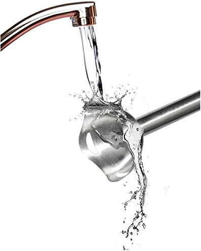 Hand Blender With Egg Whisk & Chopper, Powerful 300 Watt - Stick Blender, Hand Mixer Set Stainless Steel Shaft & Blades, White Handheld Blender With Ergonomic Handle