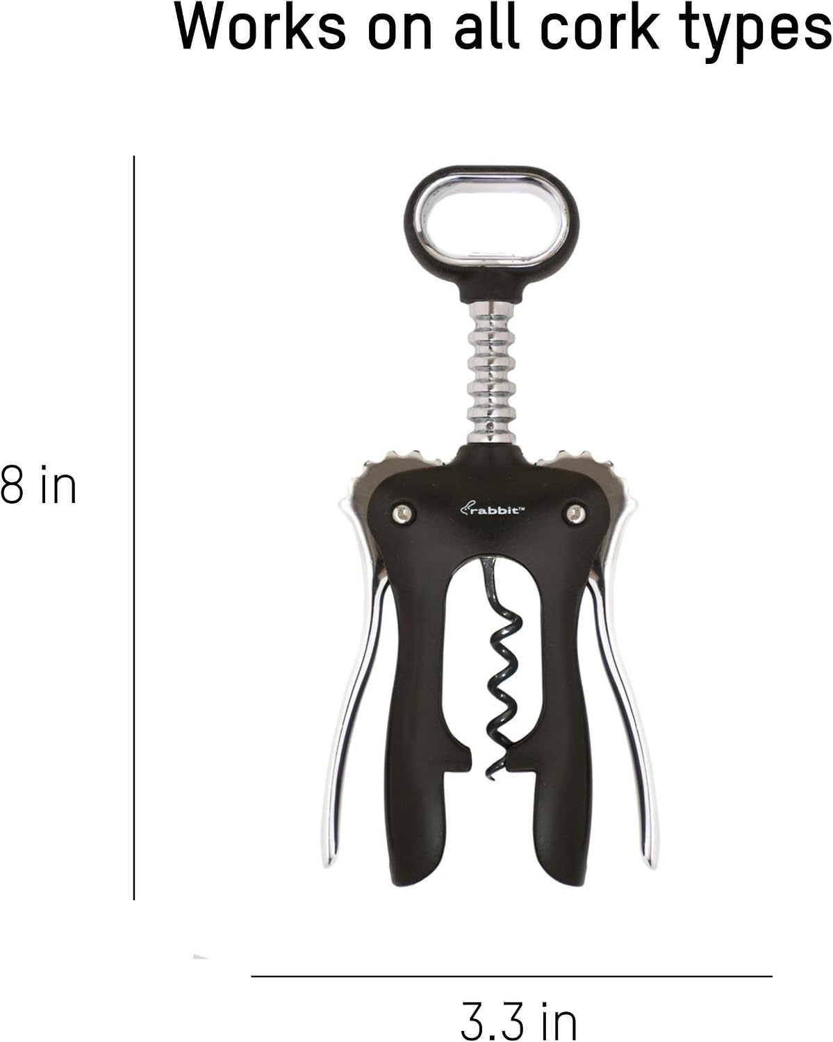 Bar Tools Classic Wing Corkscrew, Silver, 1 EA